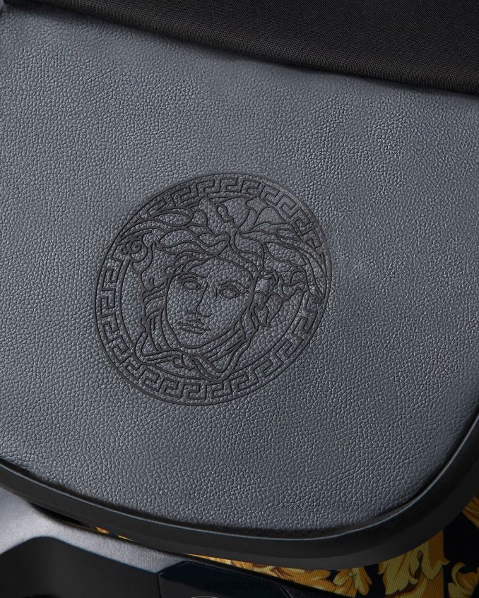 Children Versace Barocco Baby Stroller 6D2D061840 Print Accessories