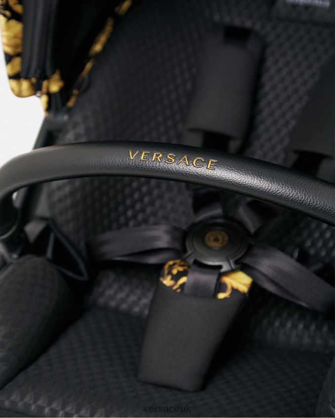 Children Versace Barocco Baby Stroller 6D2D061840 Print Accessories