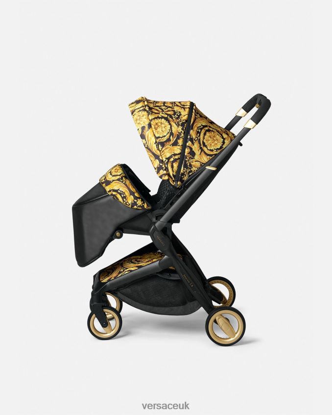 Children Versace Barocco Baby Stroller Foot Cover 6D2D061836 Print Accessories