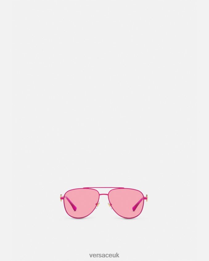 Children Versace Medusa Aviator Sunglasses 6D2D062058 Purple Accessories