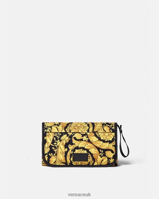 Children Versace Barocco Baby Changing Mat 6D2D061844 Print Accessories