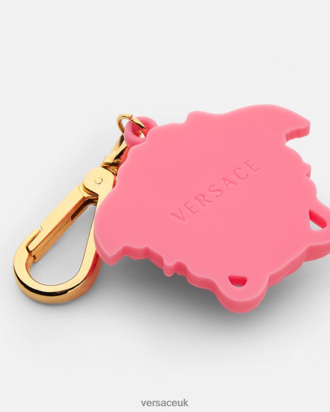 Children Versace La Medusa Key Ring 6D2D062067 Pink Accessories