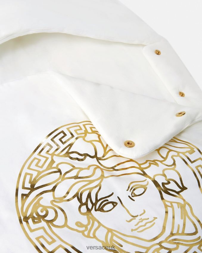 Children Versace Medusa Baby Nest 6D2D061846 White & Gold Accessories
