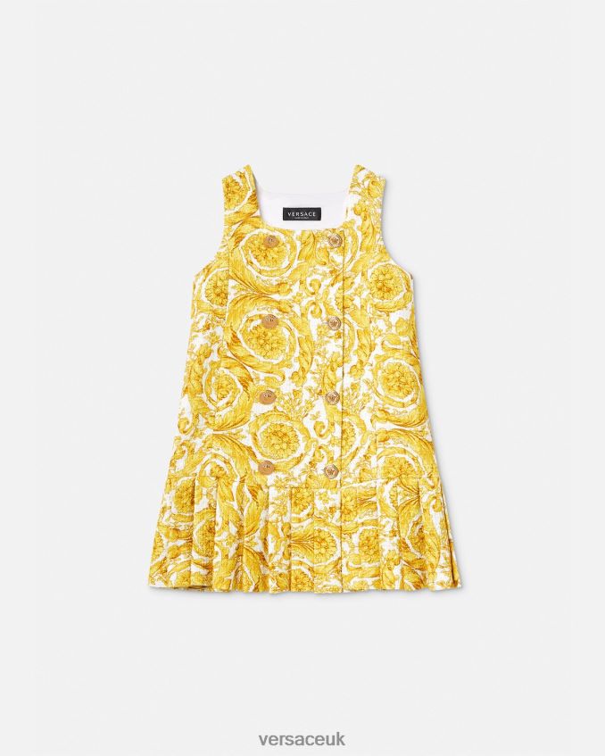 Children Versace Medusa Barocco Shift Dress 6D2D061981 Print Clothing