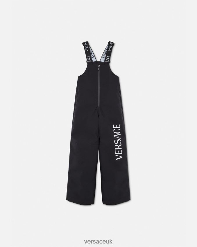 Children Versace Logo Snow Pants 6D2D061968 Black Clothing