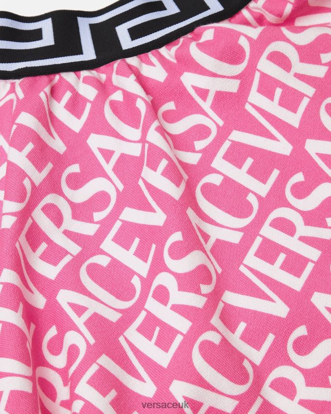 Children Versace Allover Sweat Shorts 6D2D061975 Pink & Print Clothing