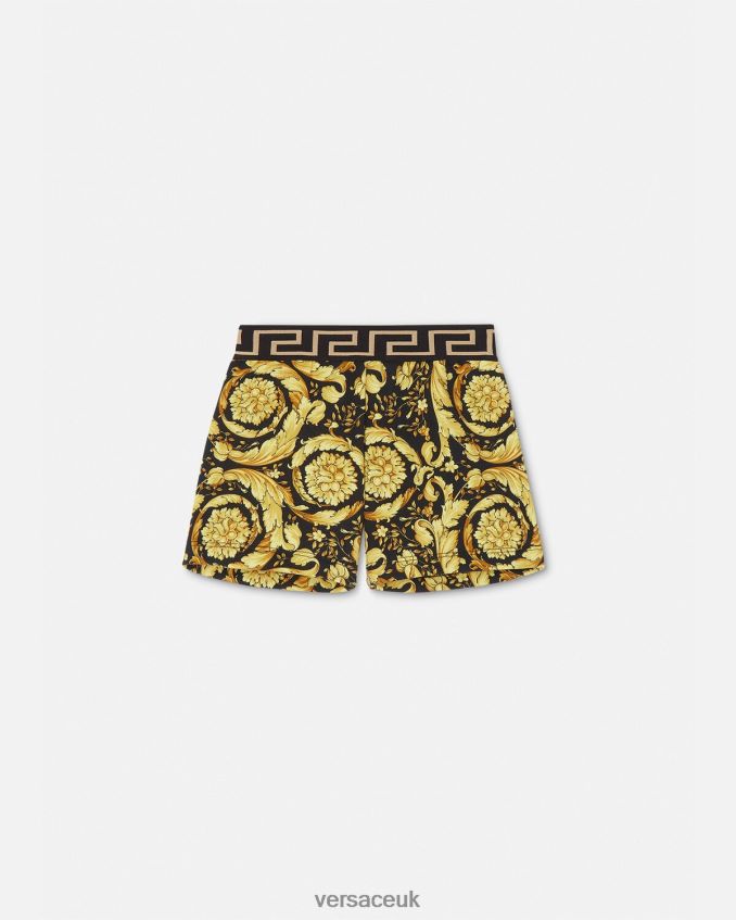 Children Versace Barocco Baby Shorts 6D2D061887 Print Clothing