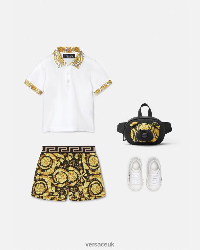 Children Versace Barocco Baby Shorts 6D2D061887 Print Clothing