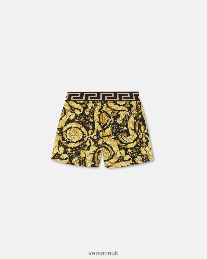 Children Versace Barocco Baby Shorts 6D2D061887 Print Clothing