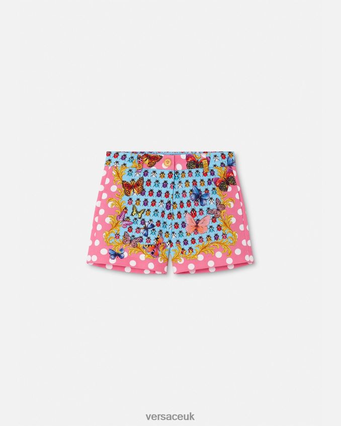 Children Versace Butterflies Denim Shorts 6D2D061943 Print Clothing
