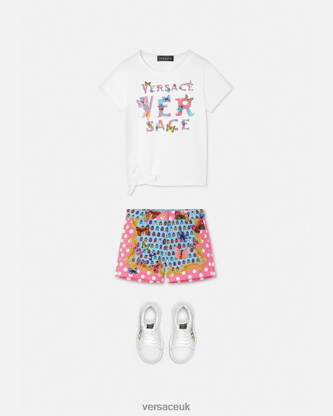 Children Versace Butterflies Denim Shorts 6D2D061943 Print Clothing
