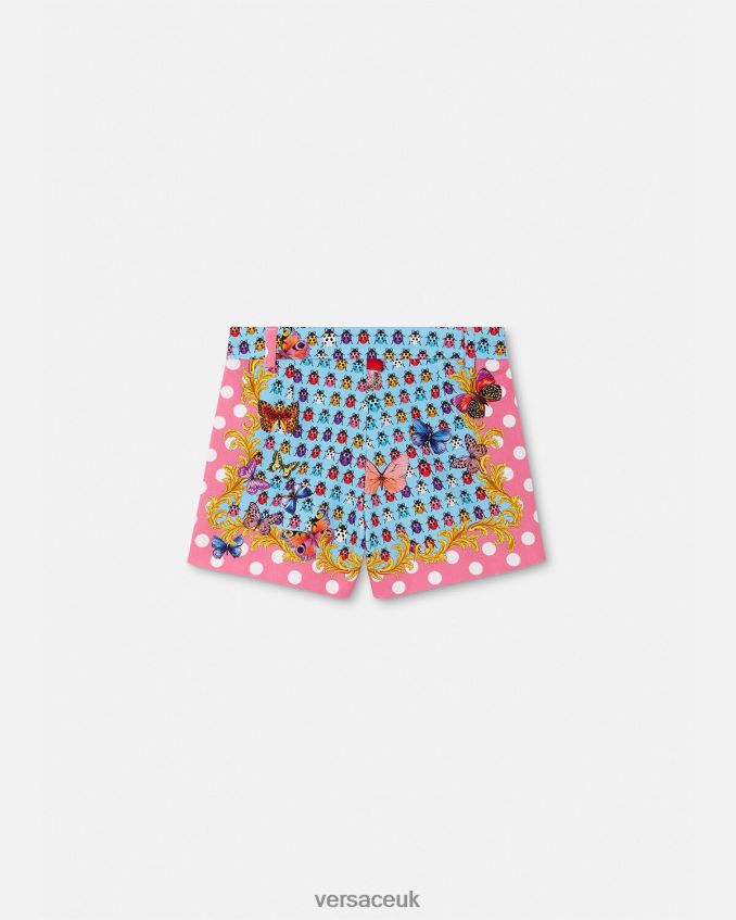 Children Versace Butterflies Denim Shorts 6D2D061943 Print Clothing