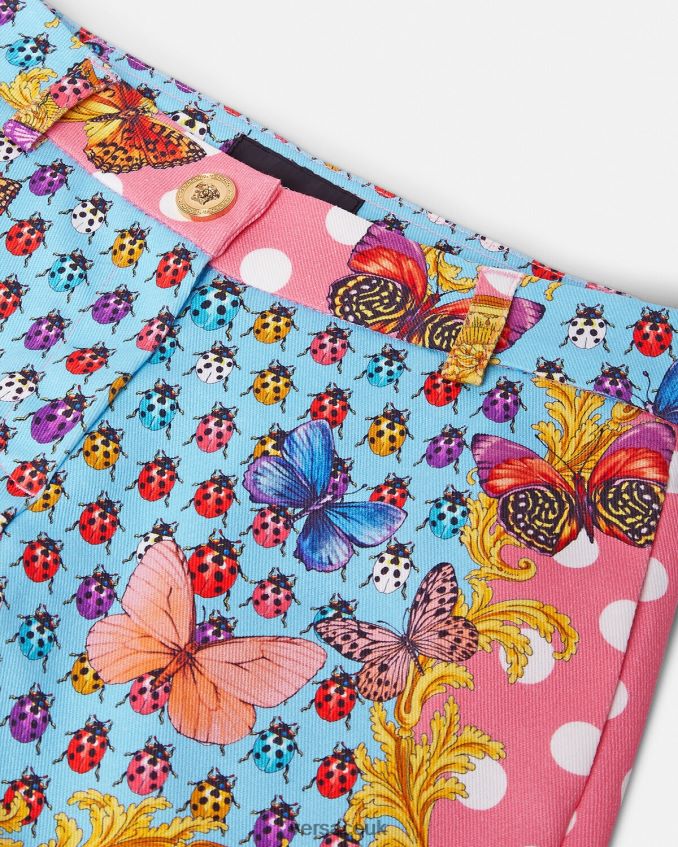 Children Versace Butterflies Denim Shorts 6D2D061943 Print Clothing