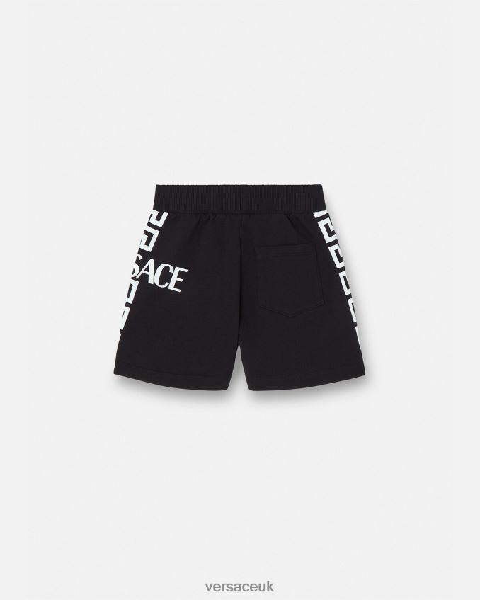 Children Versace Greca Baby Shorts 6D2D061908 Black Clothing