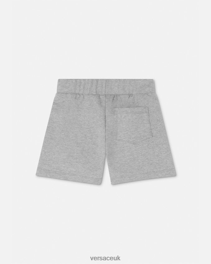 Children Versace Greca Baby Sweat Shorts 6D2D061881 Gray Clothing