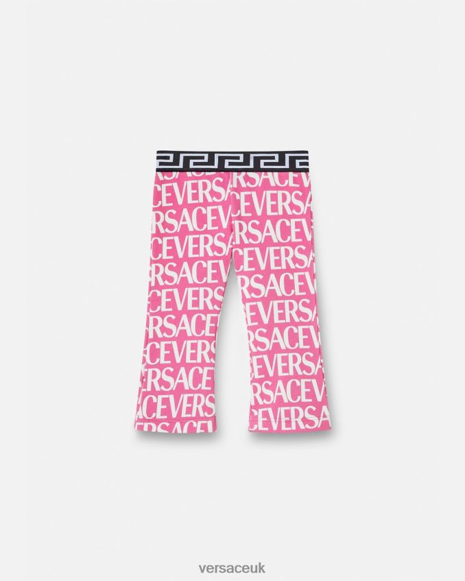 Children Versace Allover Baby Sweatpants 6D2D061873 Pink & Print Clothing