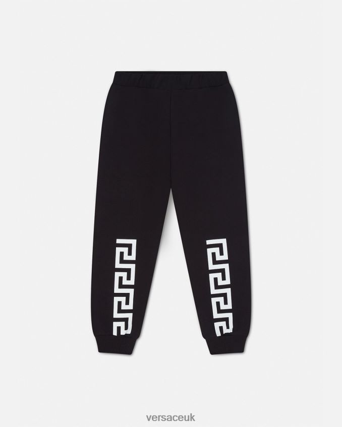 Children Versace Greca Sweatpants 6D2D062099 Black Clothing