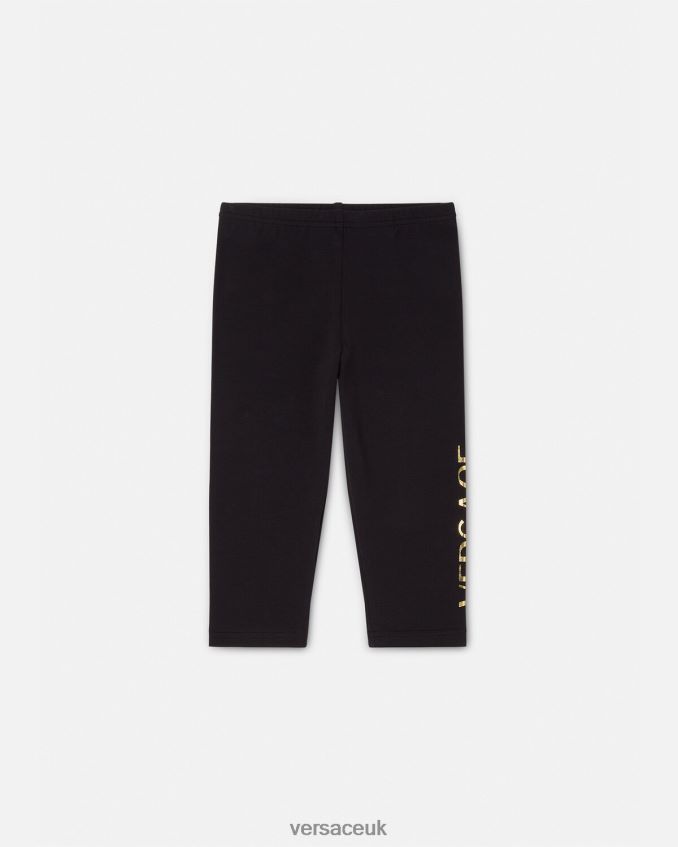 Children Versace Logo Baby Sweatpants 6D2D061864 Black Clothing