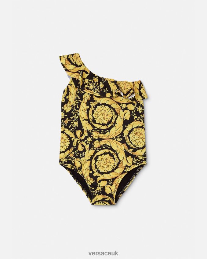 Children Versace Barocco Baby One-Piece Swimsuit 6D2D061860 Print Clothing
