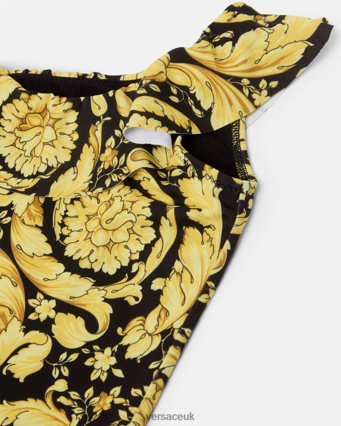 Children Versace Barocco Baby One-Piece Swimsuit 6D2D061860 Print Clothing
