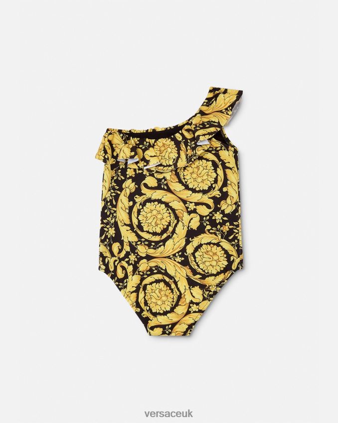 Children Versace Barocco Baby One-Piece Swimsuit 6D2D061860 Print Clothing