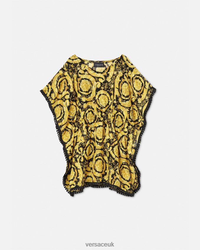 Children Versace Barocco Swimsuit Cover-Up 6D2D061986 Print Clothing