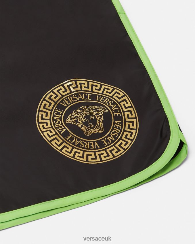 Children Versace Medusa Swim Shorts 6D2D062112 Mint & Black Clothing