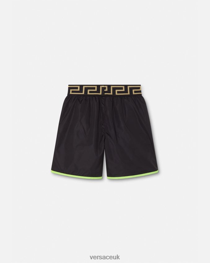 Children Versace Medusa Swim Shorts 6D2D062112 Mint & Black Clothing