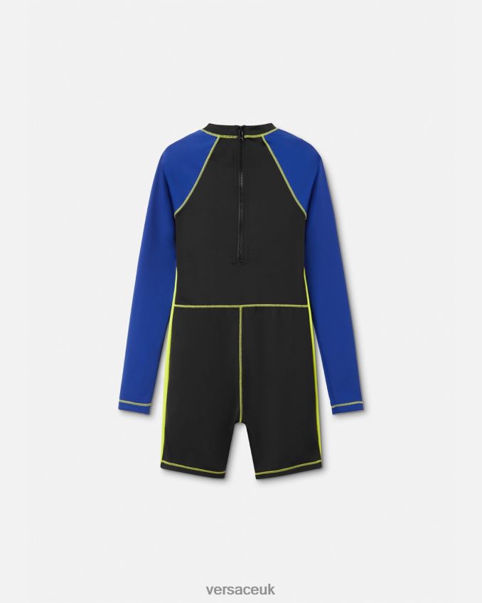 Children Versace Sun Protect Wetsuit 6D2D062136 Multicolor Clothing