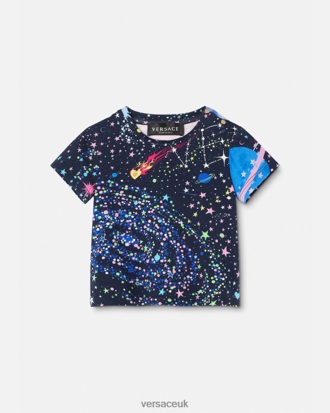 Children Versace Medusa Galaxy Baby T-Shirt 6D2D061852 Print Clothing