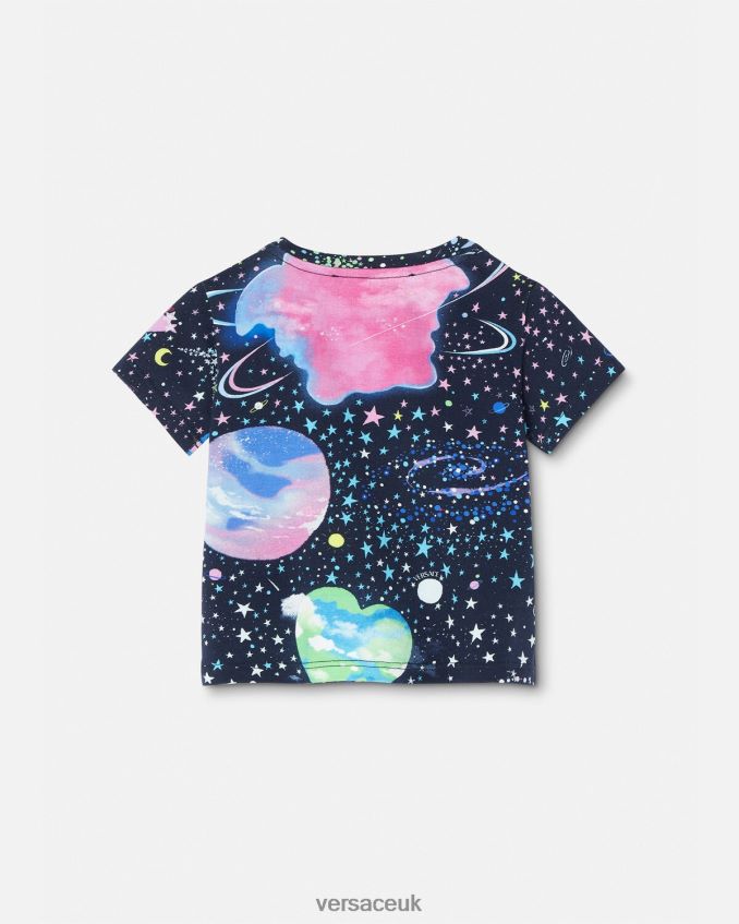 Children Versace Medusa Galaxy Baby T-Shirt 6D2D061852 Print Clothing