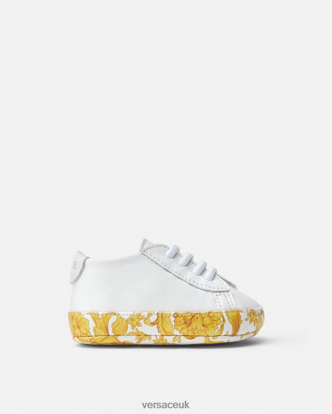 Children Versace Barocco Baby Shoes 6D2D061837 Print Shoe