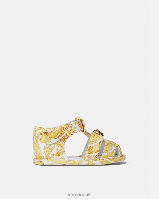 Children Versace Barocco Baby Sandals 6D2D061841 Print Shoe