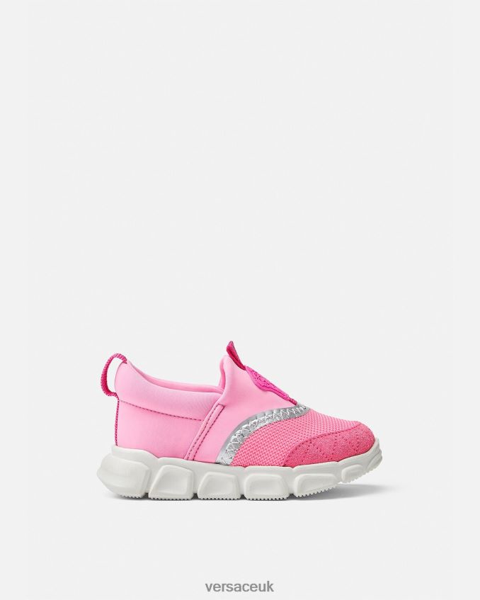 Children Versace Medusa Baby Sneakers 6D2D061878 Pink Shoe