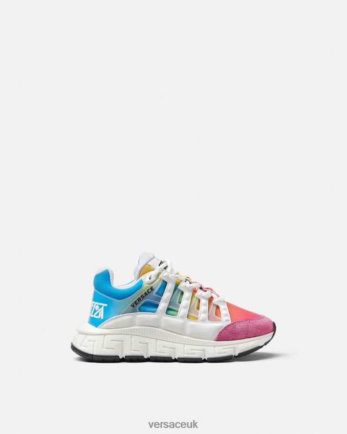 Children Versace Trigreca Sneakers 6D2D062045 Multicolor Shoe