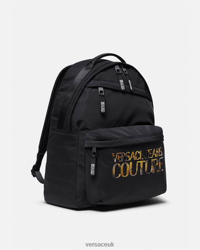 Men Versace Logo Couture Backpack 6D2D062491 Multicolor Accessories