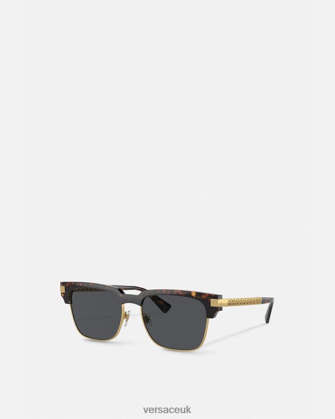 Men Versace Greca Sunglasses 6D2D061681 Havana Accessories