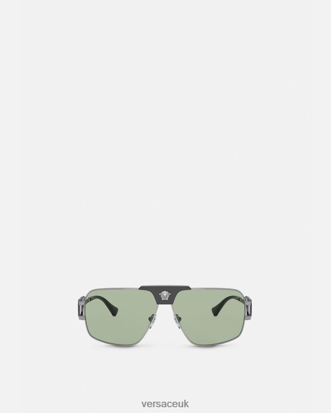 Men Versace Special Project Squared Sunglasses 6D2D061675 Onul Accessories