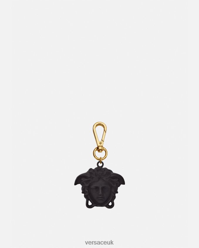 Men Versace La Medusa Key Chain 6D2D061658 Black Accessories