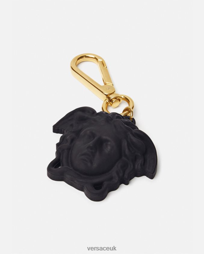 Men Versace La Medusa Key Chain 6D2D061658 Black Accessories