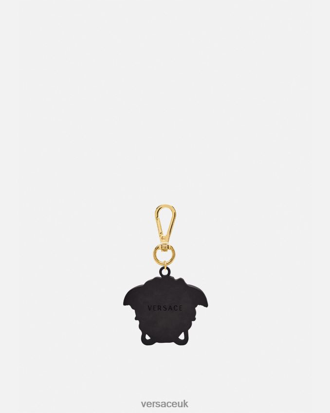 Men Versace La Medusa Key Chain 6D2D061658 Black Accessories