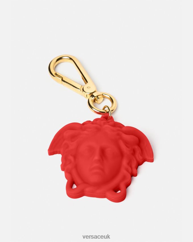 Men Versace La Medusa Key Chain 6D2D061660 Red Accessories
