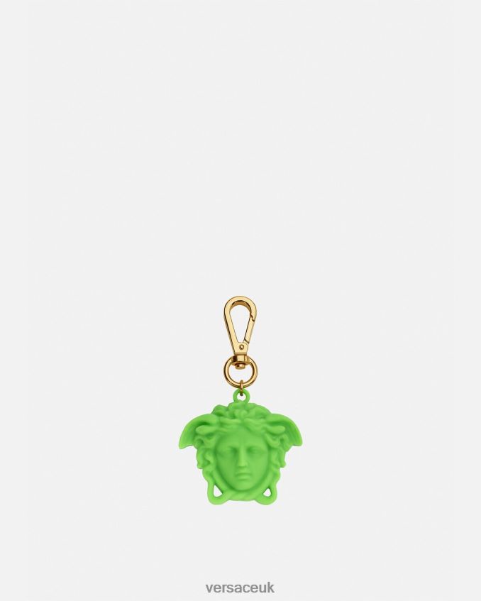 Men Versace La Medusa Key Chain 6D2D061661 Lime Accessories