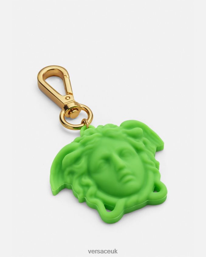 Men Versace La Medusa Key Chain 6D2D061661 Lime Accessories