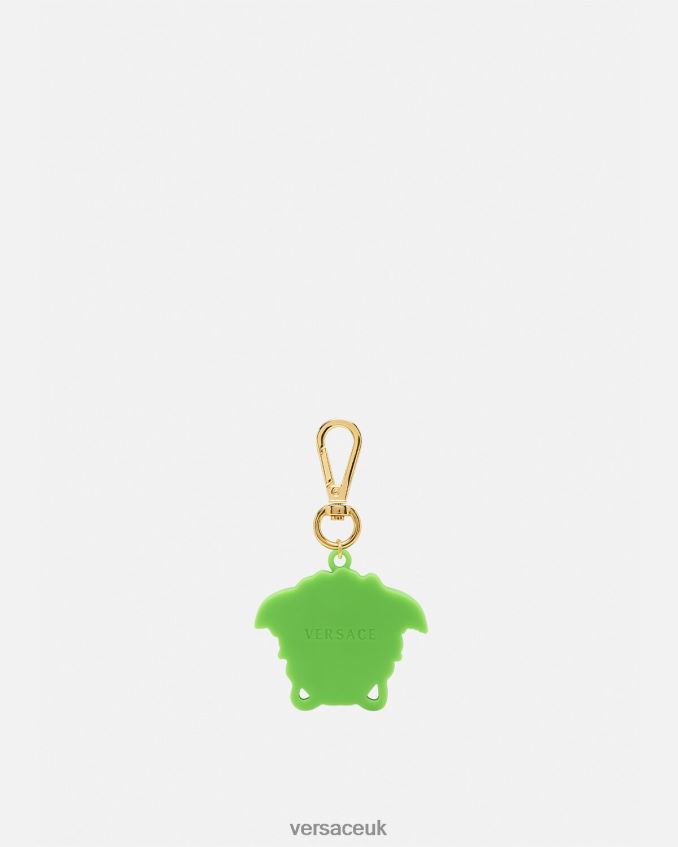 Men Versace La Medusa Key Chain 6D2D061661 Lime Accessories