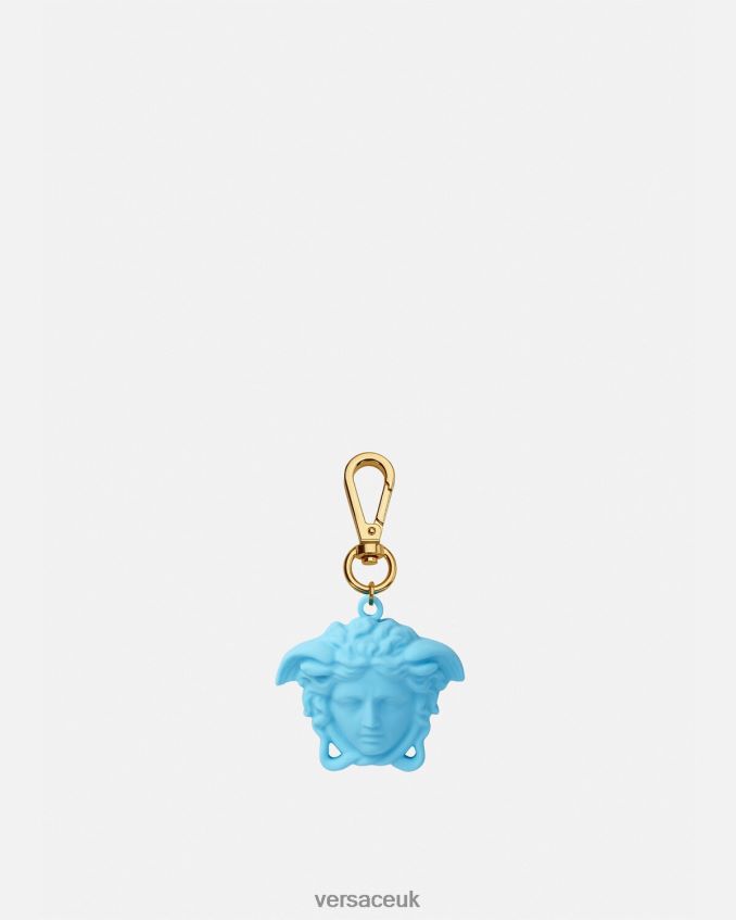 Men Versace La Medusa Key Chain 6D2D061662 Light Blue Accessories