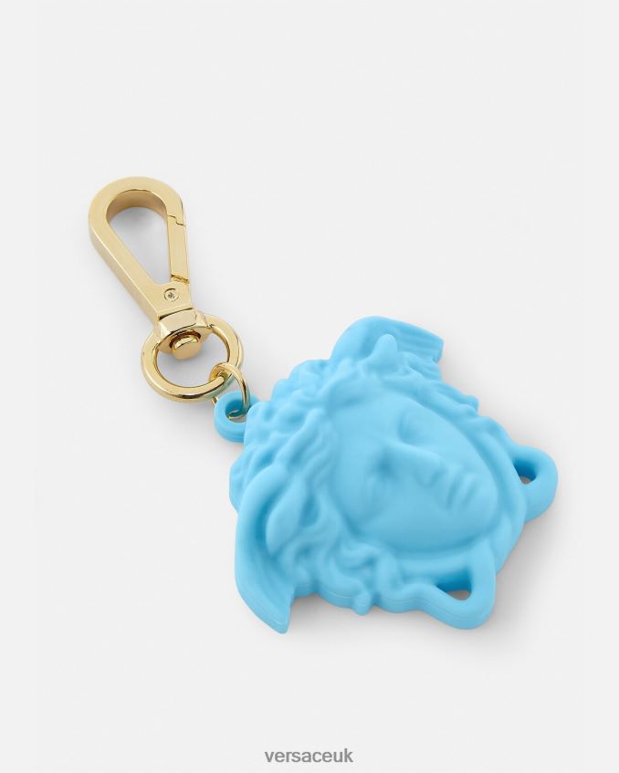 Men Versace La Medusa Key Chain 6D2D061662 Light Blue Accessories