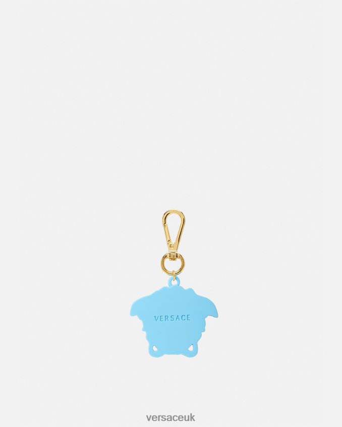 Men Versace La Medusa Key Chain 6D2D061662 Light Blue Accessories