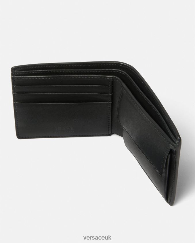 Men Versace Medusa Biggie Wallet 6D2D061637 Black Accessories