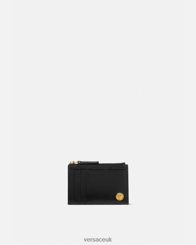 Men Versace Medusa Card Holder 6D2D061639 Black Accessories